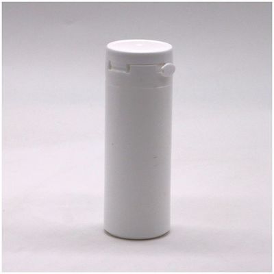 Bottiglia di plastica in HDPE a forma rotonda da 50 ml per lo stoccaggio di integratori di medicina a colori personalizzati
