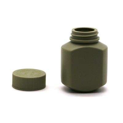Bottiglie di plastica quadrate HDPE a tappo anti-bambino da 60 ml per compresse e capsule biologiche