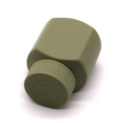 Bottiglie di plastica quadrate HDPE a tappo anti-bambino da 60 ml per compresse e capsule biologiche