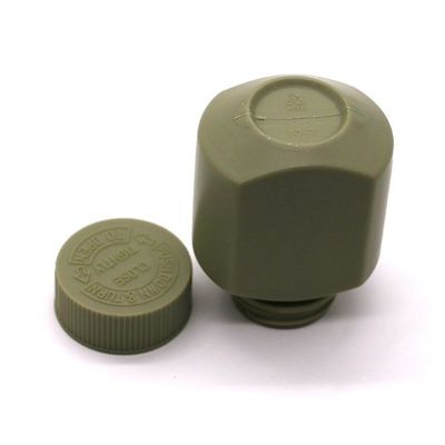 Bottiglie di plastica quadrate HDPE a tappo anti-bambino da 60 ml per compresse e capsule biologiche