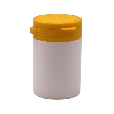 Contenitore di integratori di vitamine 70 ml Bottiglia di medicinali in HDPE con tappo ripiegabile