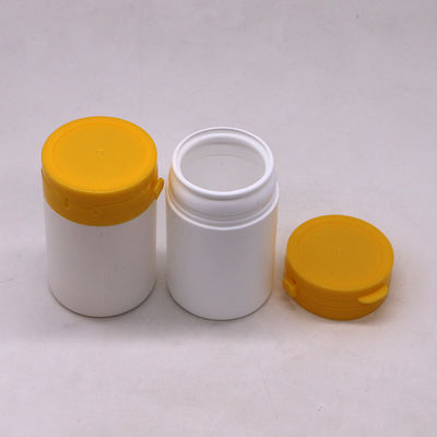 Contenitore di integratori di vitamine 70 ml Bottiglia di medicinali in HDPE con tappo ripiegabile