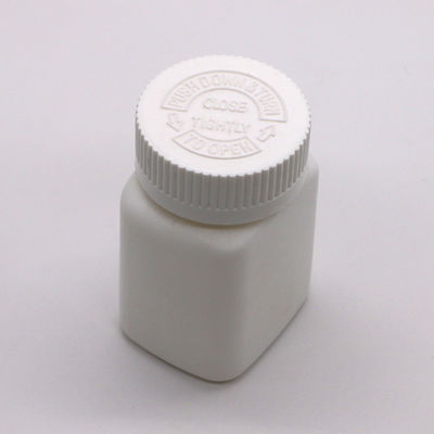 Bottone di plastica a forma quadrata in HDPE da 85 ml per medicinali