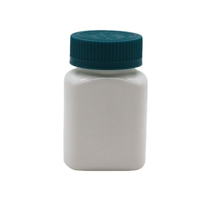 Scatola di stoccaggio farmaci 95 ml Bottiglia di plastica quadrata HDPE per capsule solide compresse