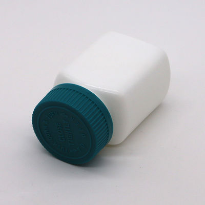 Scatola di stoccaggio farmaci 95 ml Bottiglia di plastica quadrata HDPE per capsule solide compresse