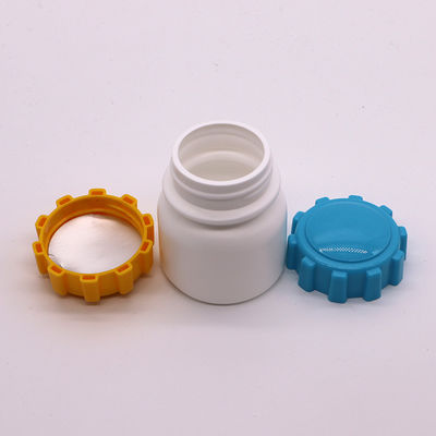 Bottone di plastica in PE a forma rotonda da 100 ml per farmaci