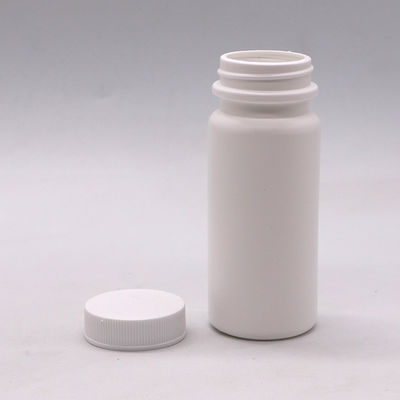 Materiale del colletto HDPE 120ml Bottiglia di plastica bianca per pillole Vitamina Capsula 120CC vuota