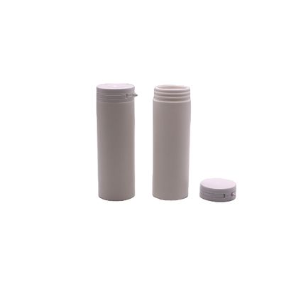 Contenitore di supplementi vitaminici in HDPE da 120 ml con tappo a prova di manomissione e corpo retto