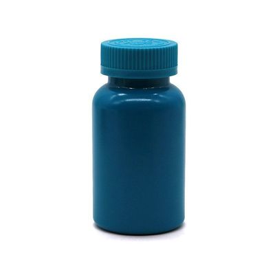 Colori personalizzabili Bottiglia di compresse di plastica in capsula in HDPE da 150 ml con sigillo termico e tappi
