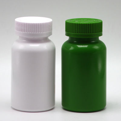 Colori personalizzabili Bottiglia di compresse di plastica in capsula in HDPE da 150 ml con sigillo termico e tappi