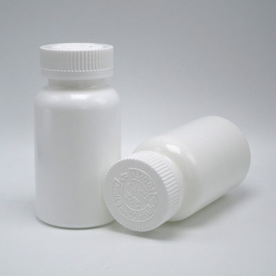 Colori personalizzabili Bottiglia di compresse di plastica in capsula in HDPE da 150 ml con sigillo termico e tappi