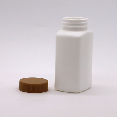 Flascia in HDPE di 160 mL a forma quadrata per la confezione vuota di pillole