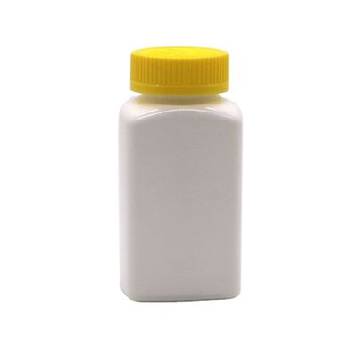 6OZ 180ml HDPE Forma Quadrata Pillola Bottiglia di Medicina per Medicina Nutrizione dietetica