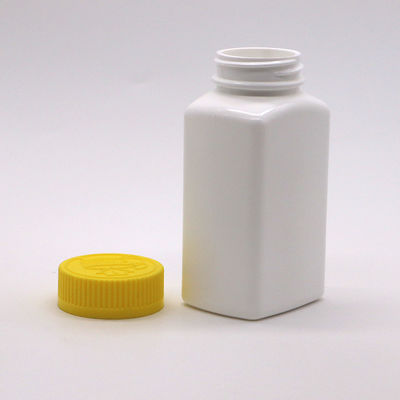 6OZ 180ml HDPE Forma Quadrata Pillola Bottiglia di Medicina per Medicina Nutrizione dietetica