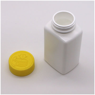 6OZ 180ml HDPE Forma Quadrata Pillola Bottiglia di Medicina per Medicina Nutrizione dietetica