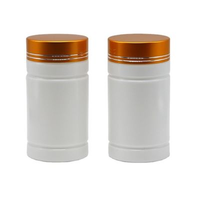 Farmacia Bottiglie di plastica HDPE da 200 ml con tappo a vite e forma cilindrica retta