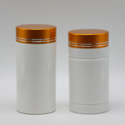 Farmacia Bottiglie di plastica HDPE da 200 ml con tappo a vite e forma cilindrica retta