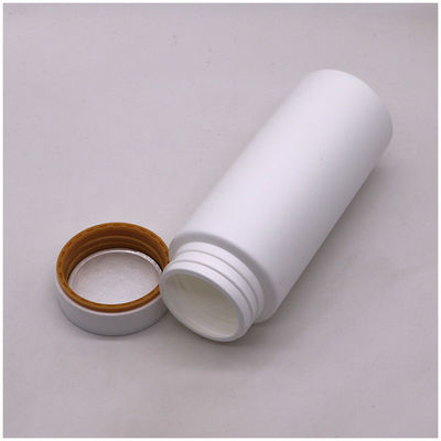 Farmacia 250 ml HDPE Bottiglia di pillole di plastica con due strati di cappucci in HDPE a colori personalizzati