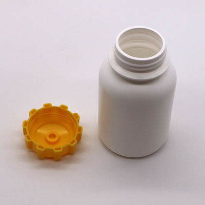 300cc HDPE Bottiglia di plastica rotonda con tappo a vite per compresse di integratori di medicina
