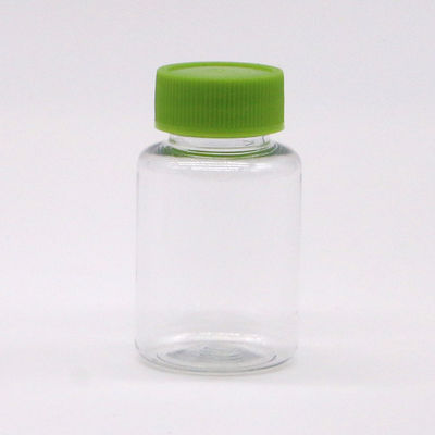Bottiglia di plastica PET trasparente da 25 ml per conservare le compresse in modo sicuro e protetto