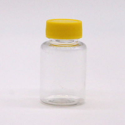 Bottiglia di plastica PET trasparente da 25 ml per conservare le compresse in modo sicuro e protetto