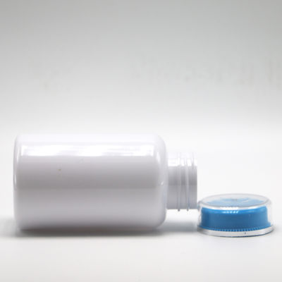 Bottiglia di compresse in plastica PET personalizzata da 200 ml con tappo a vite per compresse in polvere